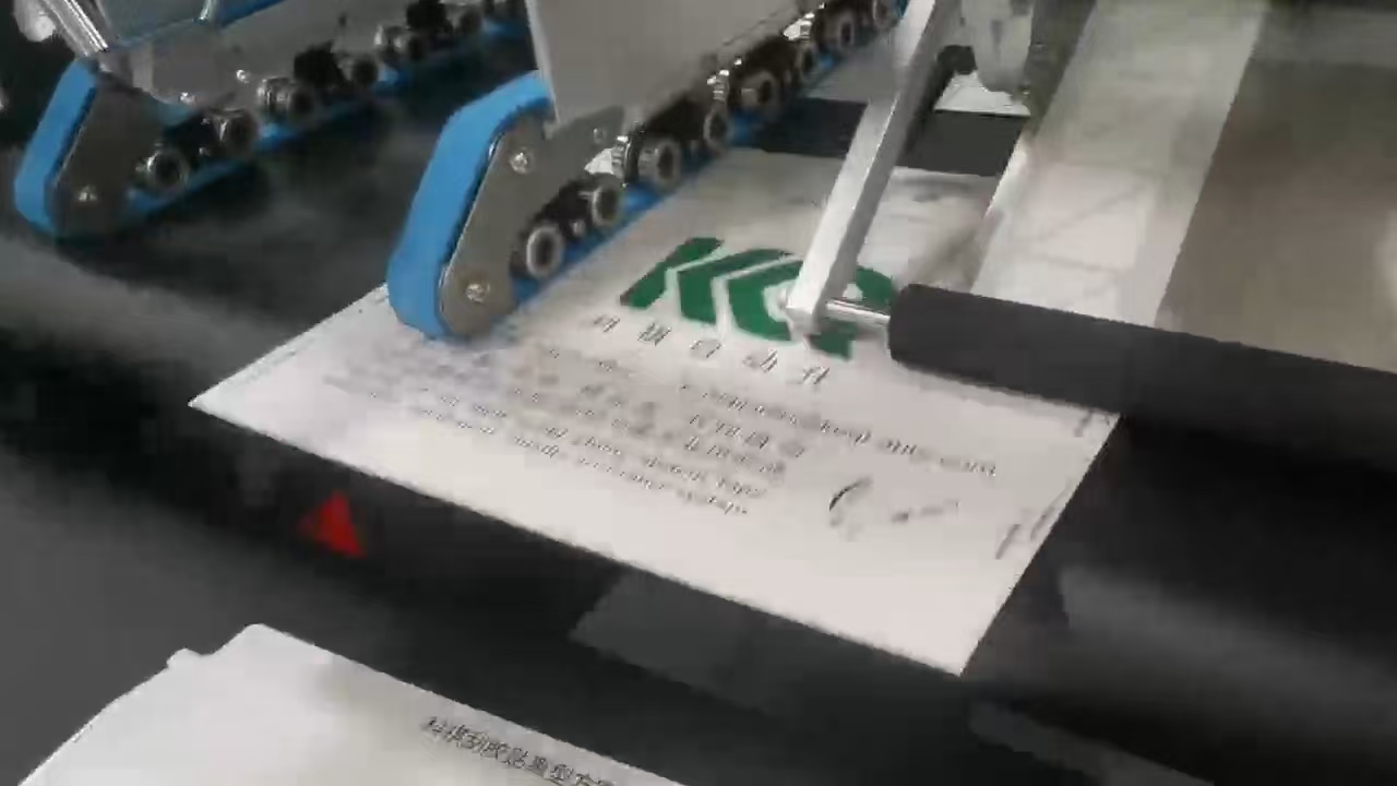 Printed carton with double-sided tape and label applied