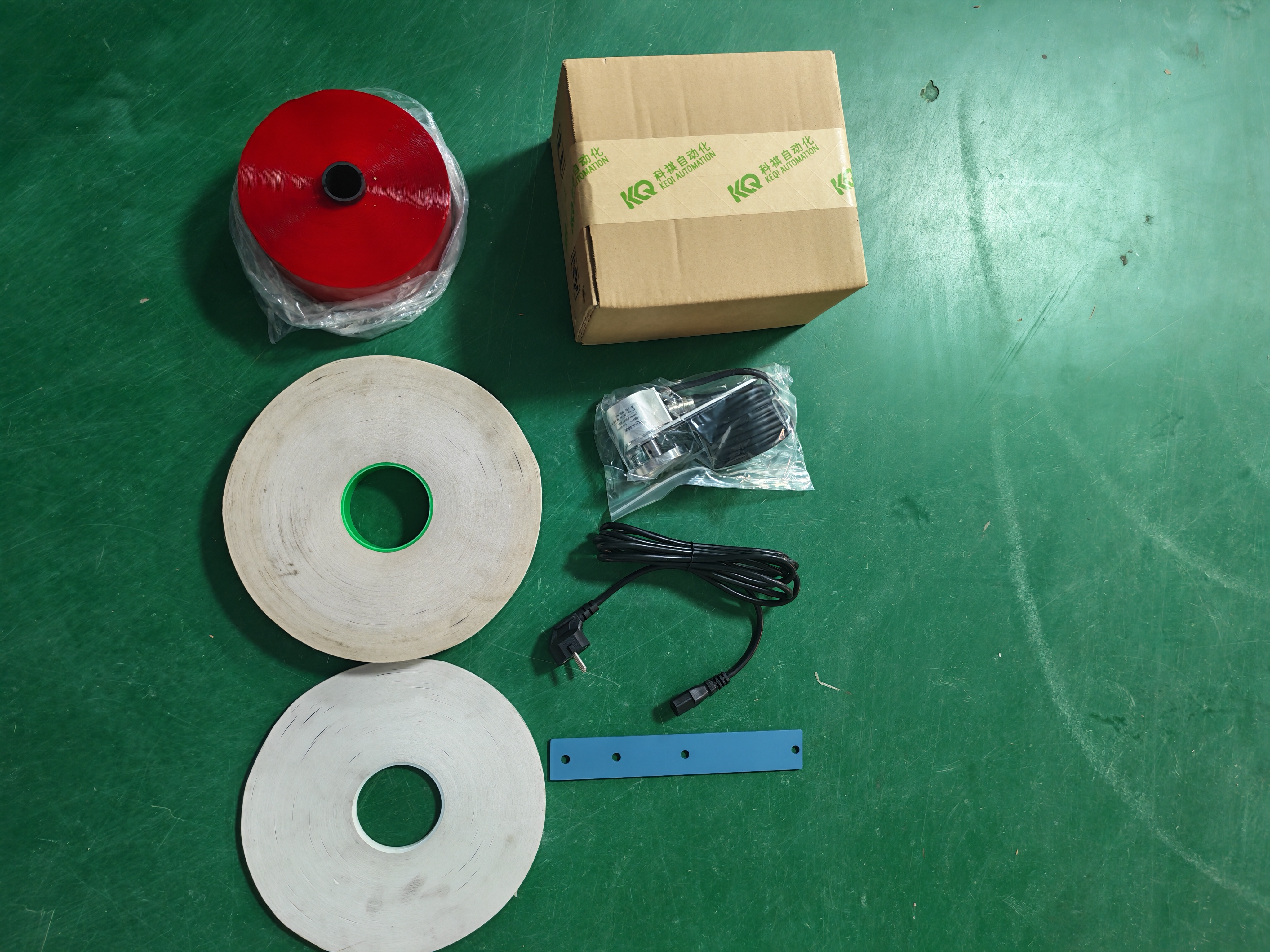 Controller and double-sided adhesive tape supplied with KEQI tape applicator system